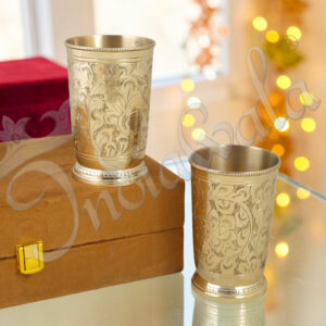 Brass Glass Set