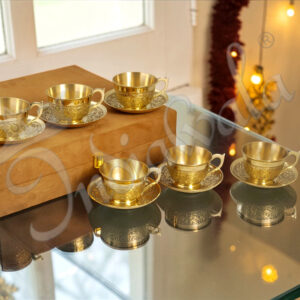 Brass Tea Cup Set