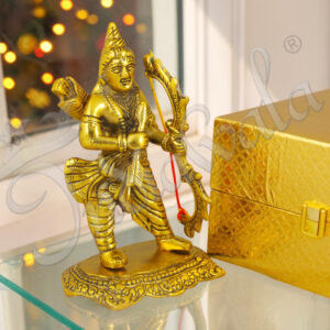 Aluminium Ram Statue with Velvet Box