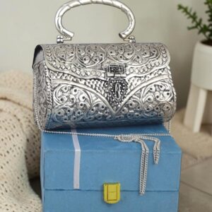 German Silver Bag Show Piece