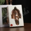 16 inch Copper Finish Aluminium Ganesh Head Wall Art for home and office decor