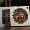 Handcrafted Copper Finish Sooraj Wall Hanging for home decor