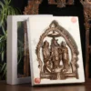 16 Inch Copper Finish Ram Darbar Wall Hanging