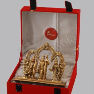 Gold Plated Ram Darbar Velvet Box Gift