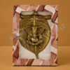 Gold Plated Aluminium Ganesh Leaf Wall Hanging in a beautiful patta design