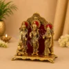 Gold Plated Ram Darbar 9 Inch Statue crafted from premium aluminium