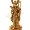 A premium 12 Inch Gold Plated Aluminium Ram Ji Statue for corporate and festive gifting.