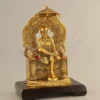 Gold Plated Sai Baba Wooden Base Statue for spiritual home decor