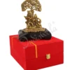 Gold plated Aluminium Radha Krishna Tree Idol on a wooden base