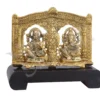 Gold Plated Lakshmi Ganesh Wooden Frame for festive gifting