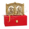 Gold Plated Lakshmi Ganesh Statue in Velvet Box