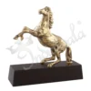 Handcrafted Silver Plated Aluminium Horse Statue for premium home decor and corporate gifting