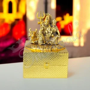 Shiv Parivar Velvet Box Gift for wholesale gifting