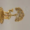 7 Inch Gold Plated Aluminium Tree Camel Statue for premium home decor and gifting