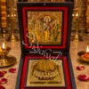 Ram Darbar Wooden Charan Paduka Box for spiritual gifting