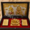 8.25 Inch Laxmi Ganesh Charan Paduka Box for auspicious gifting