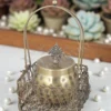Antique Iron Hamper Style Dry Fruit Box with handle for festive gifting