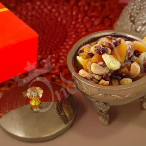 Premium 4 Inch PVD Coated Bowl Set in a luxury velvet box