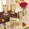 4.25 Inch Brass Drinking Glass Set of four in a premium velvet box