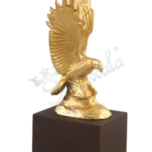 10 Inch Silver Plated Eagle Statue for Corporate Gifting