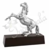 Handcrafted Silver Plated Aluminium Horse Statue for premium home decor and corporate gifting
