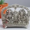 Silver Plated Lakshmi Ganesh Festive Statue for corporate and wedding gifting