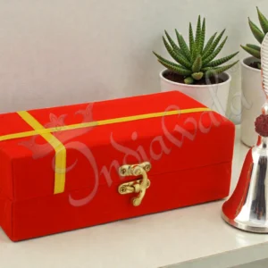 9.5 Inch Silver Plated Aluminium Pooja Bell in a premium velvet box