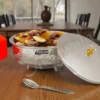 6 Inch Silver Plated Steel Bowl Set in a luxury velvet box