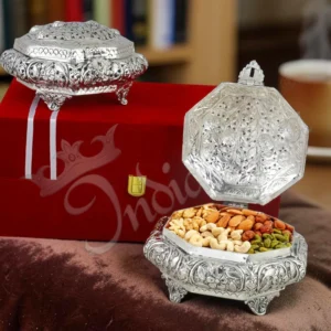 Elegant German Silver Brass Bowl Set for gifting