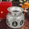 Silver Plated Brass Ashta Lakshmi Pooja Lota for temple decor