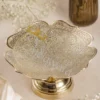 9.5 Inch Brass Decorative Fruit Bowl in a premium velvet box