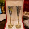 INW-9441_1-1 Elegant 8.5 Inch German Silver Royal Wine Glass in a premium velvet box