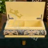 INW-9446_1 Elegant German Silver Gifting Dry Fruit Box with intricate engravings