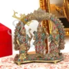 Stone Work Brass Ram Darbar Statue with antique finish