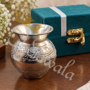 German Silver Lota Set in a premium red velvet box
