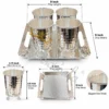 INW-9455_3 German Silver Steel Glass Set with Velvet Box on a matching tray
