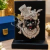 6 Inch German Silver Shrinathji Face Idol