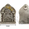 INW-9493_2 German Silver Shubh Labh Gifting Set in a premium velvet box