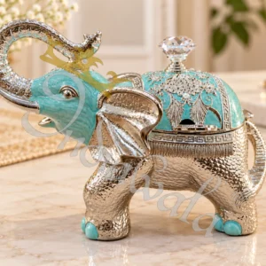 7.5 Inch German Silver Elephant Bowl for dry fruits serving