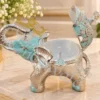 7.5 Inch German Silver Elephant Bowl for dry fruits serving