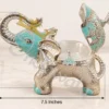 7.5 Inch German Silver Elephant Bowl for dry fruits serving