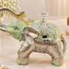 German Silver Elephant Shaped Serving Bowl