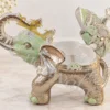 INW-9497_1 German Silver Elephant Shaped Serving Bowl