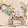 INW-9497_2 German Silver Elephant Shaped Serving Bowl